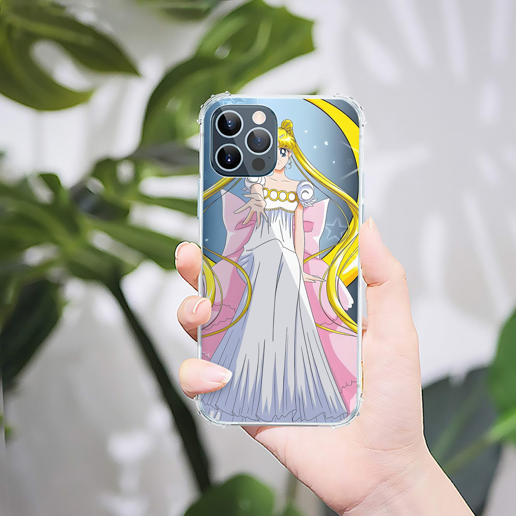 （画像用） 美少女戦士セーラームーン Sailor Moon 【iPhone 12シリーズ対応】透明スマホケース（クリアソフトケース）